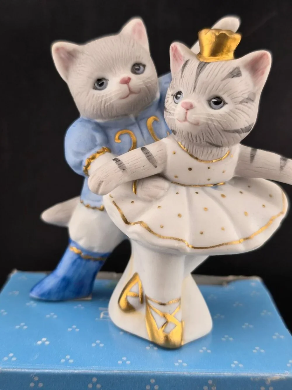 Kitty Cucumber & Albert Swan Lake Ballet Cats Schmid 1990 Annual Collectible